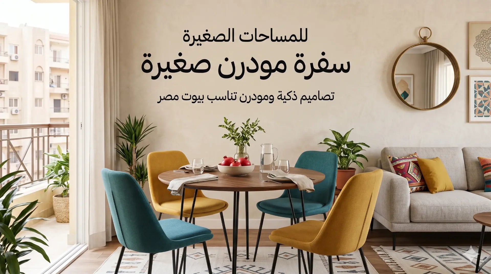 للمساحات الصغيرة سفرة مودرن صغيرة – أفضل الخيارات لشقتك في مصر