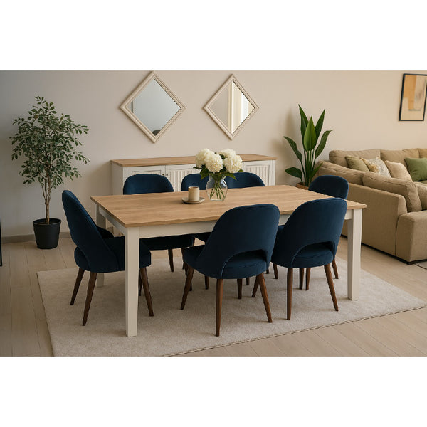 Whity dining room