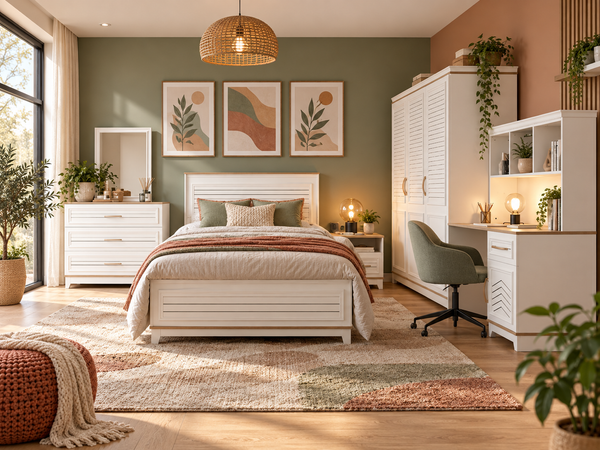 Whity Kids Bedroom