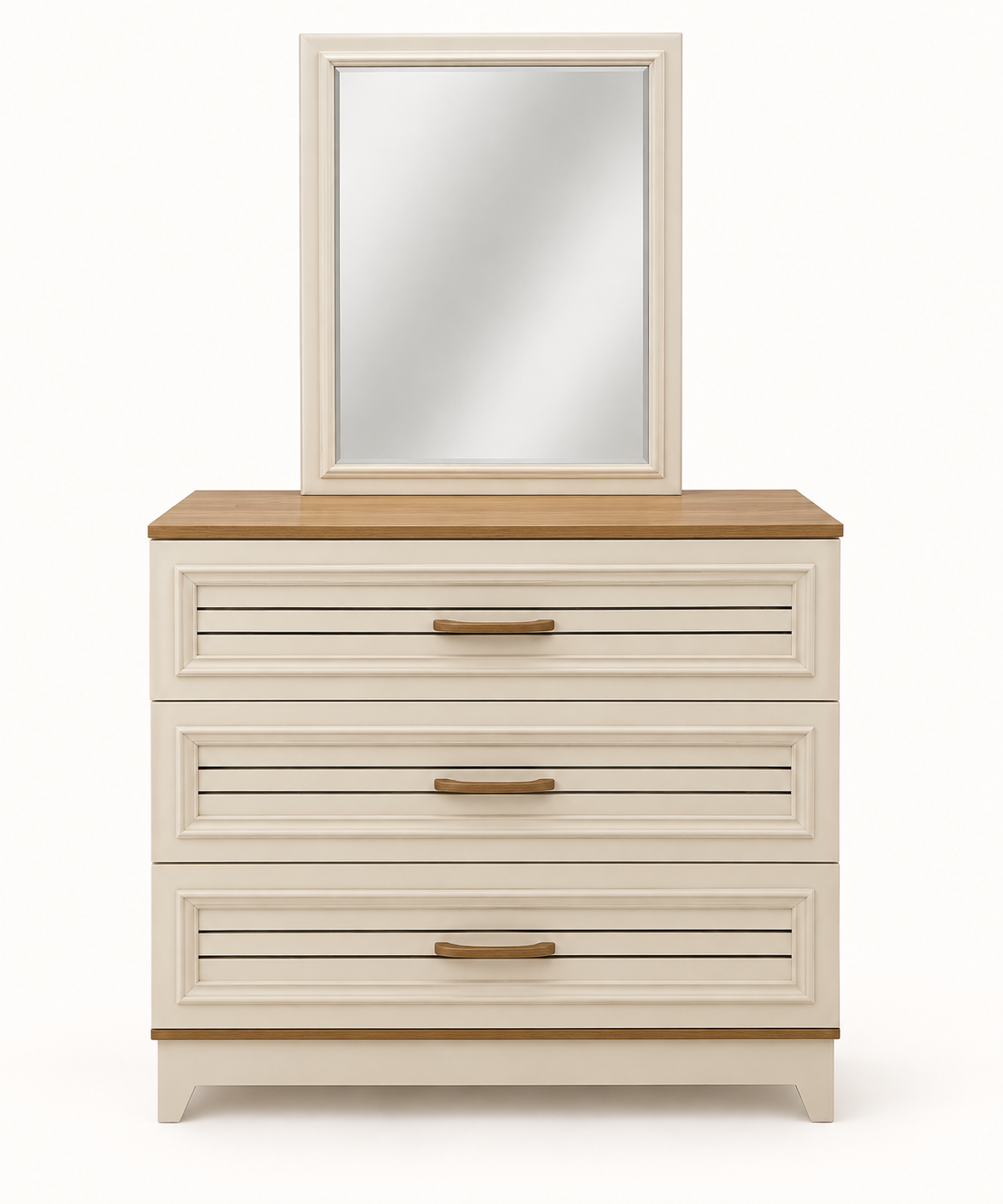 Whity Dresser with Mirror 1