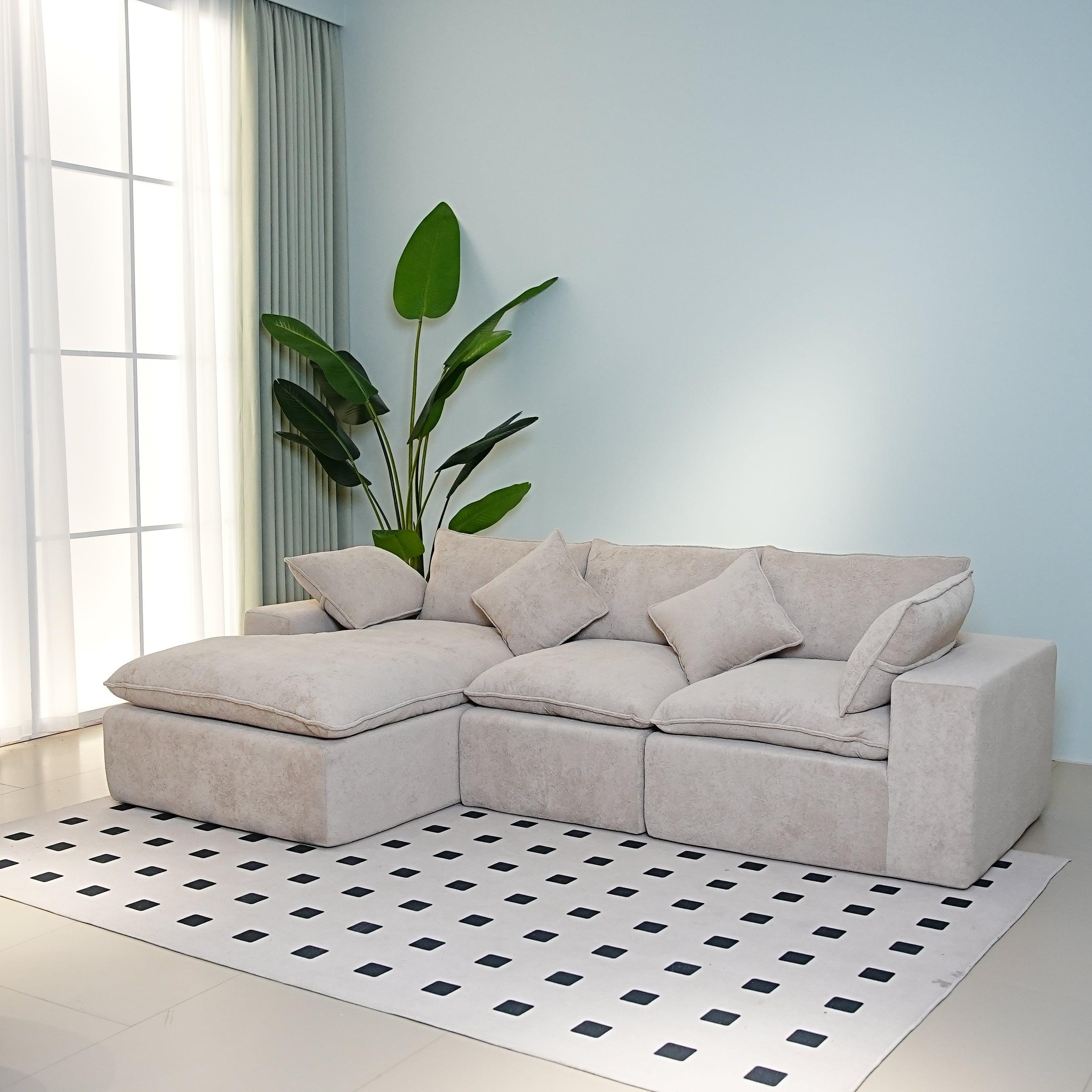 Two seater+Chaise GH20 1