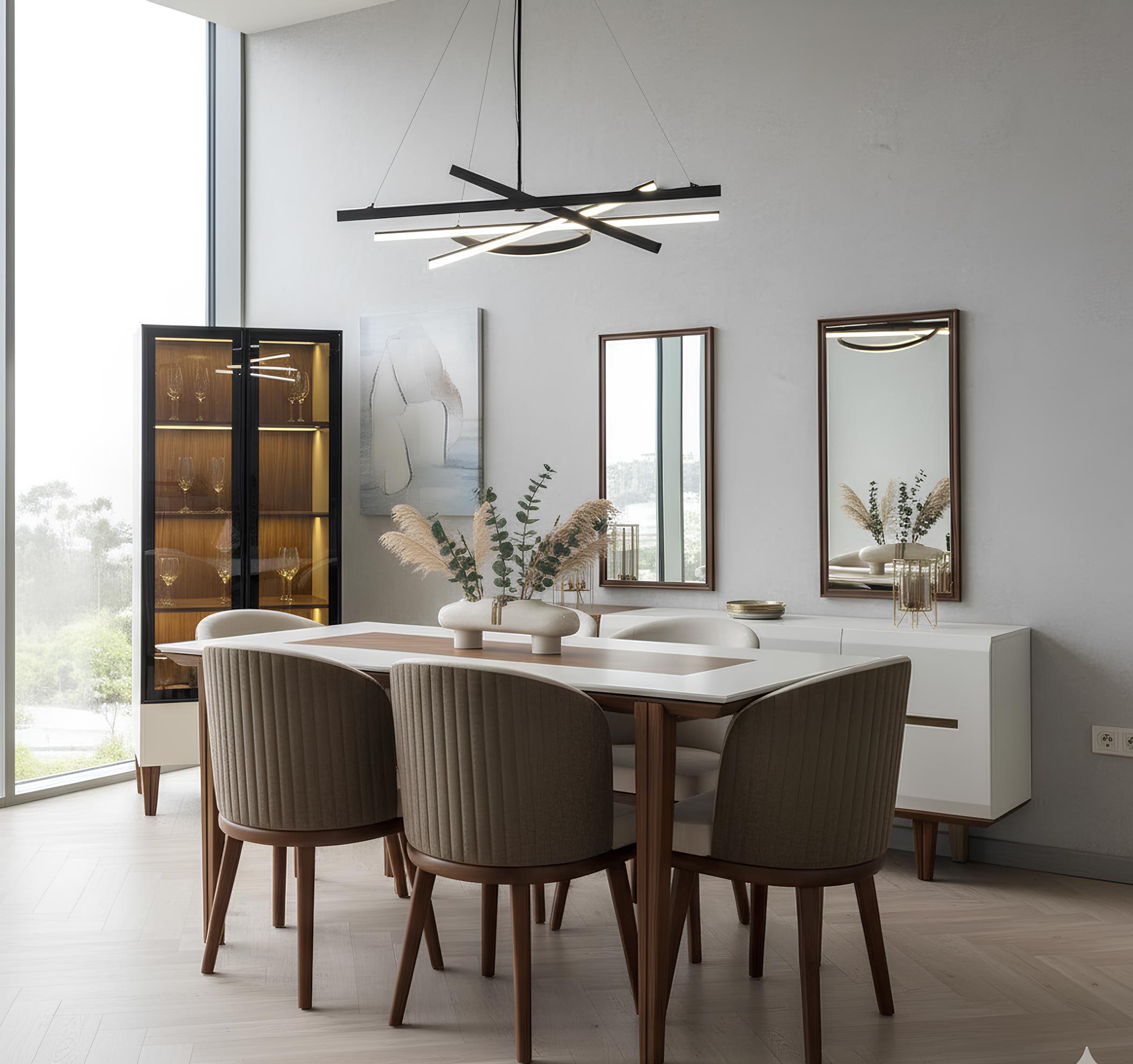 Forest dining room