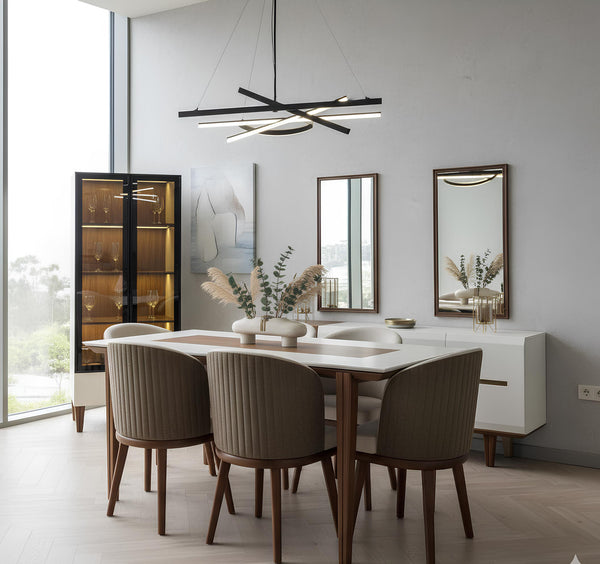 Forest Classic Dining Room Set with a table and chairs.


