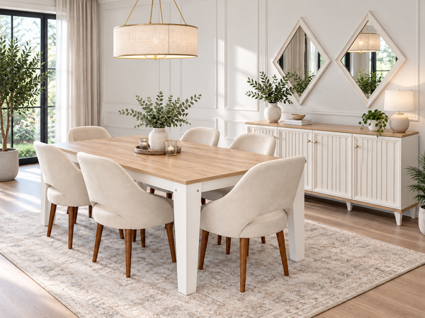 Whity dining room