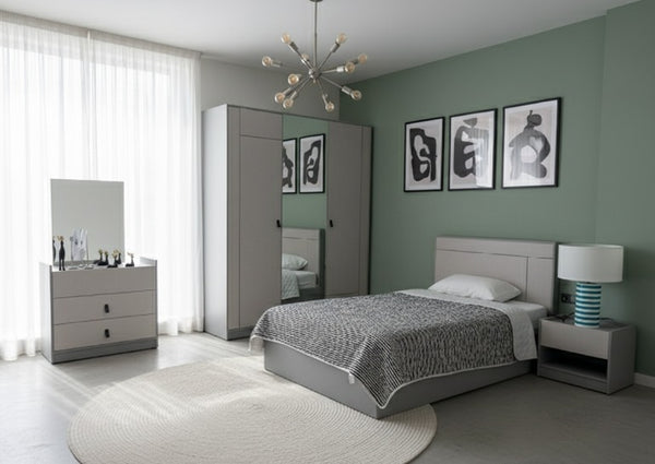 Grey Master Bedroom